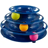 Игрушка для кошек Пирамида с 3 шариками (15x24x13)