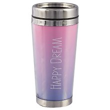 Термостакан Happy dream (фиолетовый градиент) (пластик) (400мл)