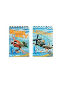 Блокнот А6 40л "Planes" склейка, нелин.блок, полн.УФ-лак, ассорти, Disney