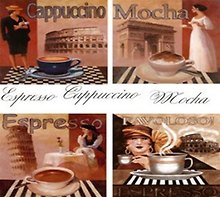 Декупажная карта Кофе для любимой (27-0103) (А4)