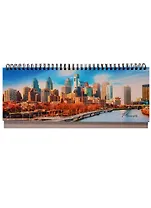 Планинг недатированный 56 листов "Городской стиль. Осенний пейзаж" настольный