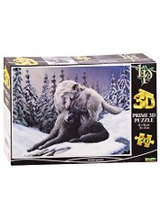 Пазл Super 3D «Волки», 500 детал., 6+