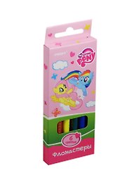 Фломастеры 06цв "My little pony" вент.колпачок, к/к, Proff