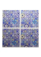 Подставка под горячее керамика Фиолетовый узор (20х20) (41000)