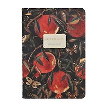 Записная книжка «Flora. Гранат» А6, 32 листа в линейку, скрепка, Bruno Visconti