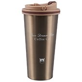 Термостакан Мордочка котика Coffee Co (металл) (400мл) (12-16001-9-T-1) - 0