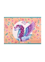 Альбом для рисования Unnika, "Розовый пегас", А4, 40 листов, на скрепке