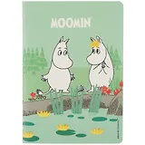 Записная книжка Moomin "Муми-тролль и Фрекен Снорк", А6, 32 листа, клетка