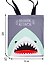 Сумка-шоппер Shark attack серая текстиль 40см.*32см. - 1