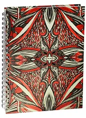 Скетчбук A4 80л "Калейдоскоп" белый офсет, без линовки, 100г/м2, тв.обложка, широкая евроспираль, Listoff