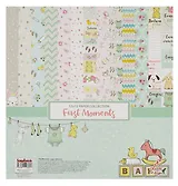 Набор бумаги для скрапбукинга 30,5х30,5см, 190гр/м Наша кроха (6+2)