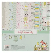 Набор бумаги для скрапбукинга 30,5х30,5см, 190гр/м Наша кроха (6+2)