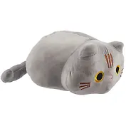 Мягкая игрушка Котик серый (28х17) (12-1438-SP11-2)