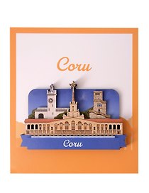 Сувенирный магнит Коллаж (Сочи) (дерево) (СчКлж1)