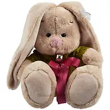 Мягкая игрушка Зайка Ми в комбинезоне в горошек (15 см) (SidX-423)