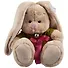 Мягкая игрушка Зайка Ми в комбинезоне в горошек (15 см) (SidX-423) - 0