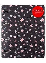 Тетрадь на кольцах в клетку Be Smart, Country, 120 листов, черная