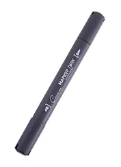 Маркер художественный "Сонет" Twin Brush чёрный, Сонет