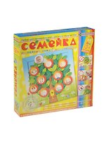Набор для творчества Клевер Геометрическая аппликация Семейка