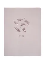 Тетрадь в клетку Unnika, "Total Grey. Серебряная компания", 48 листов, в ассортименте