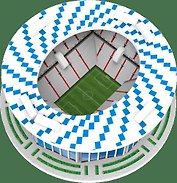 Сборная модель, 3D пазл, стадион Нижний Новгород,12 дет., 6*6*2,4см