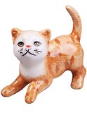 Фигурка Кошка (6см) (фарфор) (101-466) - 0