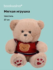 Мягкая игрушка Медвежонок в свитере (37см) (12-191025-I11)