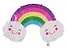 Набор воздушных шаров (композиция) Радуга, звездочка, 6 овальных (8шт) - 2