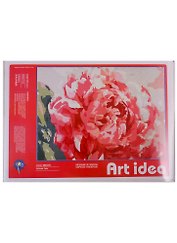 Картина по номерам Art Idea 21*29,7см. Пион MINIA40174