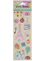 Наклейки 3D Париж 3, 2510-10