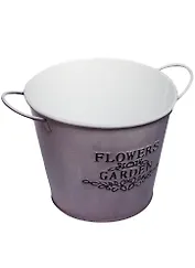 Кашпо декоративное (20х15х13) металл  (7401)