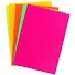 Цветной картон гофрированный, флуоресцентный, 5 цветов, А4 - 1
