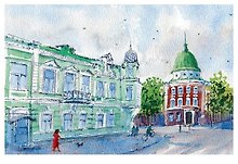 Открытка «Пермь. Гуманитарно-педагогический университет»