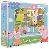 Пазл «Peppa Pig Магазин фруктов» 35 элементов гигант, Origami - 0