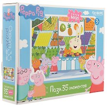 Пазл «Peppa Pig Магазин фруктов» 35 элементов гигант, Origami