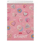 Блокнот А5 160л нелин. "Сладкоежка" трехцв.тонир.блок, пласт.спираль, мел.картон, УФ-лак 