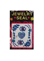 Стразы отдельные на пленке Jewelry Seal (1461-2/8) (сине-голуб. сердце)