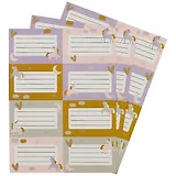 Наклейки для тетрадей 24шт "Единорог"