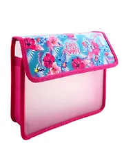 Папка для тетрадей А5 Розовые цветы липучка, Оникс