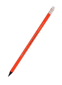 Карандаш чернографитный с ластиком «Evolution Fluo», Bic, HB