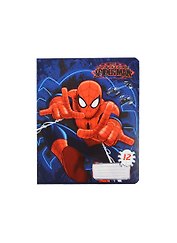 Тетрадь 12л кос.лин. "Spider-man" карт.обл., ассорти, Disney