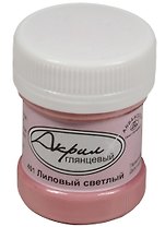 Краски акриловые глянцевые (30мл) 401 Лиловый светлый (Аква-Колор)