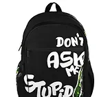 Рюкзак "НЕ ЗАДАВАЙ ВОПРОСОВ" 1отд., 44*31*15см. уплотн. спинка, полиэстер