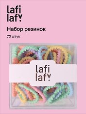 Набор резинок для волос, пастельные оттенки, 2.5 см, 70 штук, Lafilaf