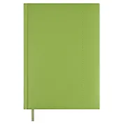 Ежедневник дат. 2026г. А6+ 176л "Наппа" салатовый, кожзам, тв.переплет, обл.поролон, блинт.тиснение, офсет, справ.мат-лы, ляссе, инд.уп
