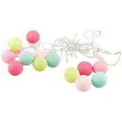 Гирлянда светодиодная яркая расцветка 2 (20 шариков) (ПВХ бокс)