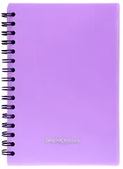 Записная книжка ErichKrause "Candy", А6, 80 листов, клетка, сиреневая