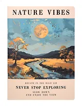 Тетрадь А4- 40л кл. "JANE. Nature Vibes" скрепка, мел.картон, мат.ламинация, тиснение фольгой