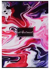 Тетрадь в клетку Academy Style, "Цветные разводы", А4, 48 листов, в ассортименте