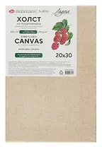 Холст на подрамнике 20*30 "Ладога" прозр.акрил.грунт, 280г/м2, 55% лён, 45% хлопок, мелкозернистый